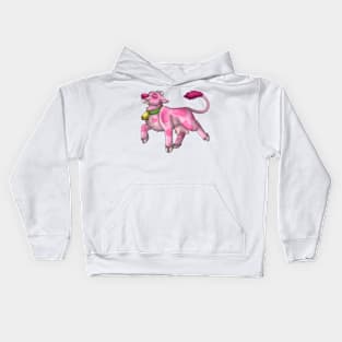 Happy Moo: Strawberry Milk Kids Hoodie